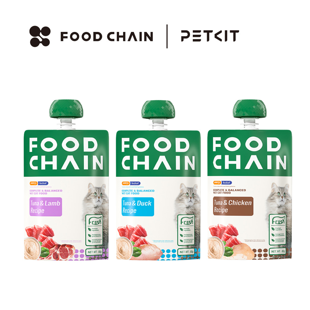 【FOOD CHAIN】全方位貓主食餐包﹧80g*16入