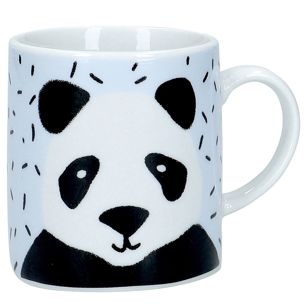 KitchenCraft 瓷製濃縮咖啡杯(貓熊80ml)