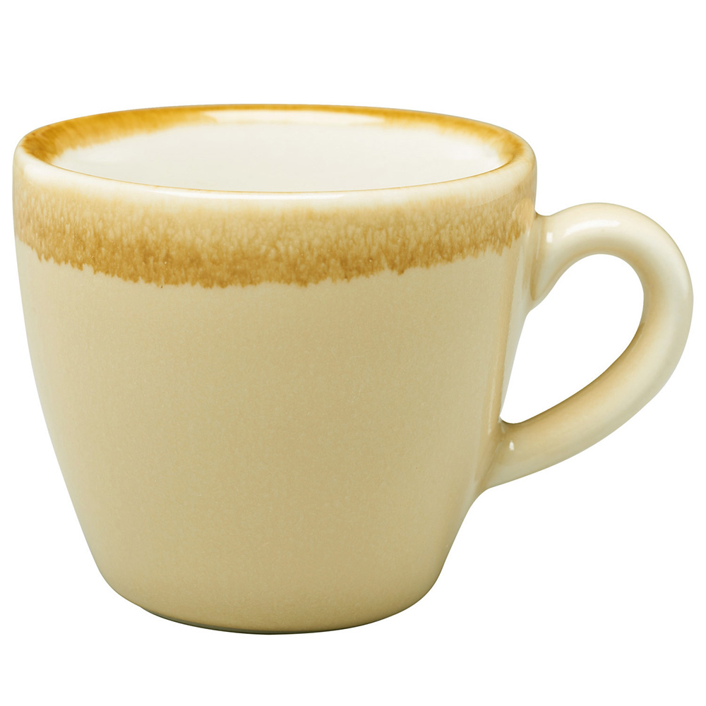 Pulsiva Glaze瓷製濃縮咖啡杯(焦糖80ml)