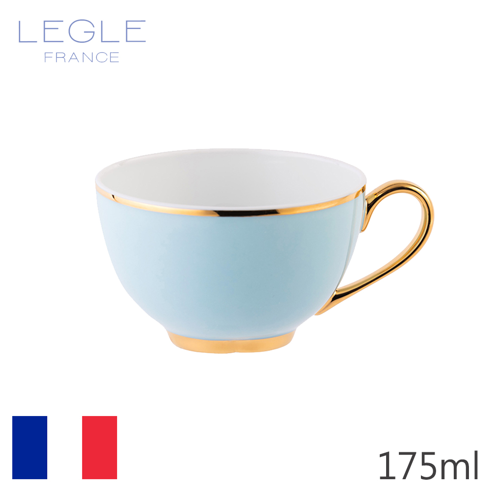 【LEGLE】法國如意茶杯-175ml-淺藍