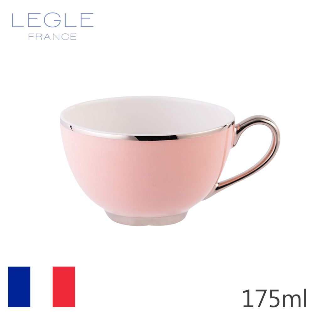 【LEGLE】法國如意茶杯-175ml-淡粉紅