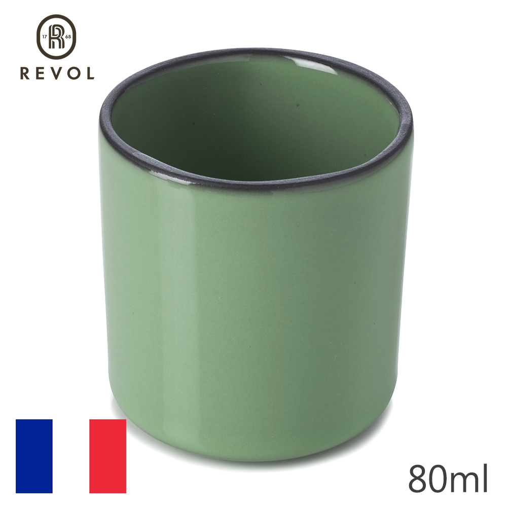 【REVOL】法國CRE濃縮咖啡杯-薄荷綠-80ml