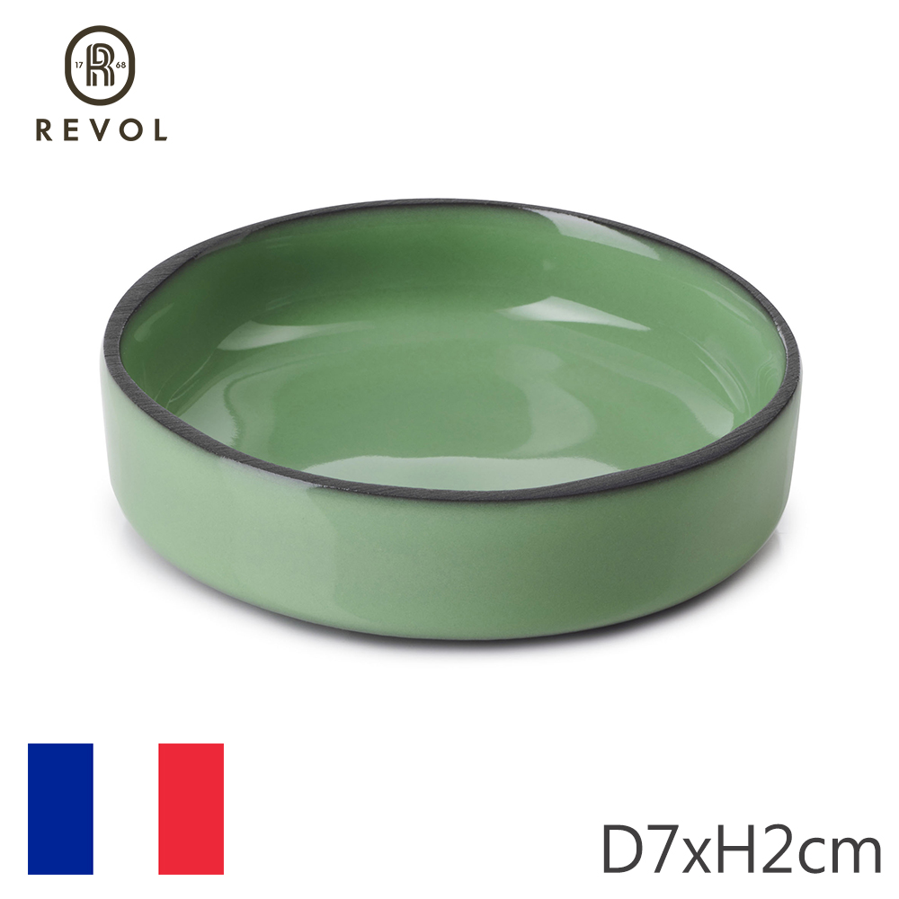 【REVOL】法國CRE佐料小碟D7cm-薄荷綠