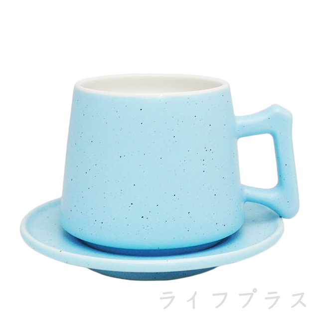 滿天星咖啡杯盤組-330ml-藍色