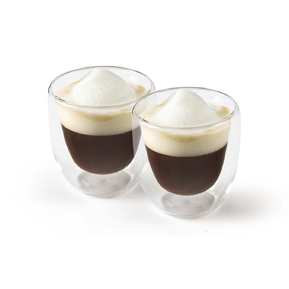 Luigi Ferrero Coffeina雙層玻璃濃縮咖啡杯2入(80ml)