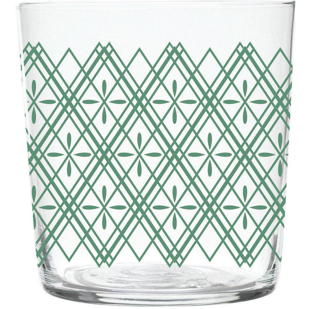 EXCELSA 窗花玻璃杯(綠370ml)