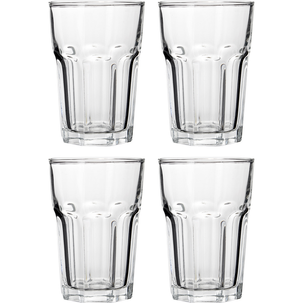 Premier 豎紋玻璃杯4入(360ml)