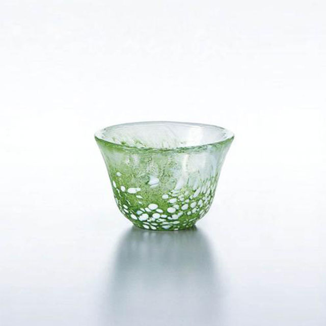 日本TOYO-SASAKI 玻璃小酒杯-綠色