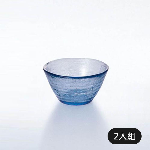 日本TOYO-SASAKI 玻璃小酒杯-藍色-2入組