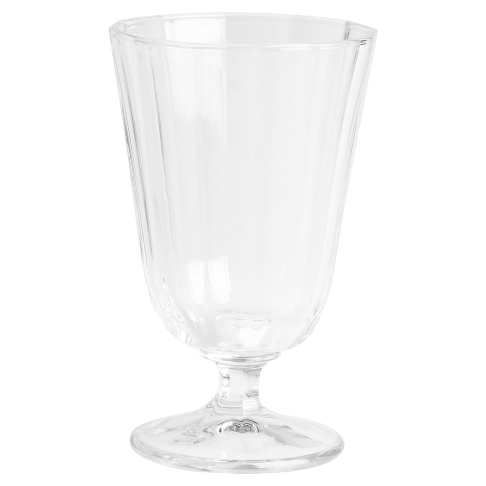 EXCELSA 高腳玻璃杯(直紋250ml)
