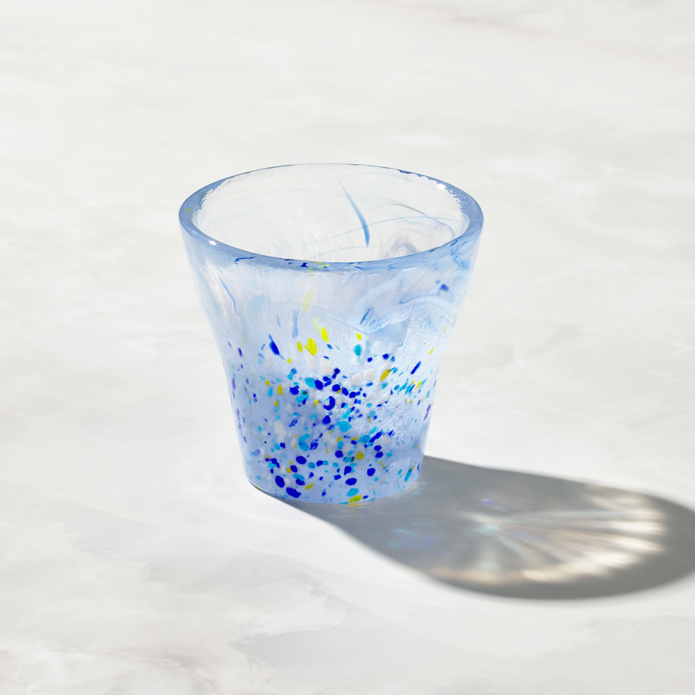 有種創意 - 日本富硝子 - 手作浮世自由杯 - 江戶藍 (170ml)