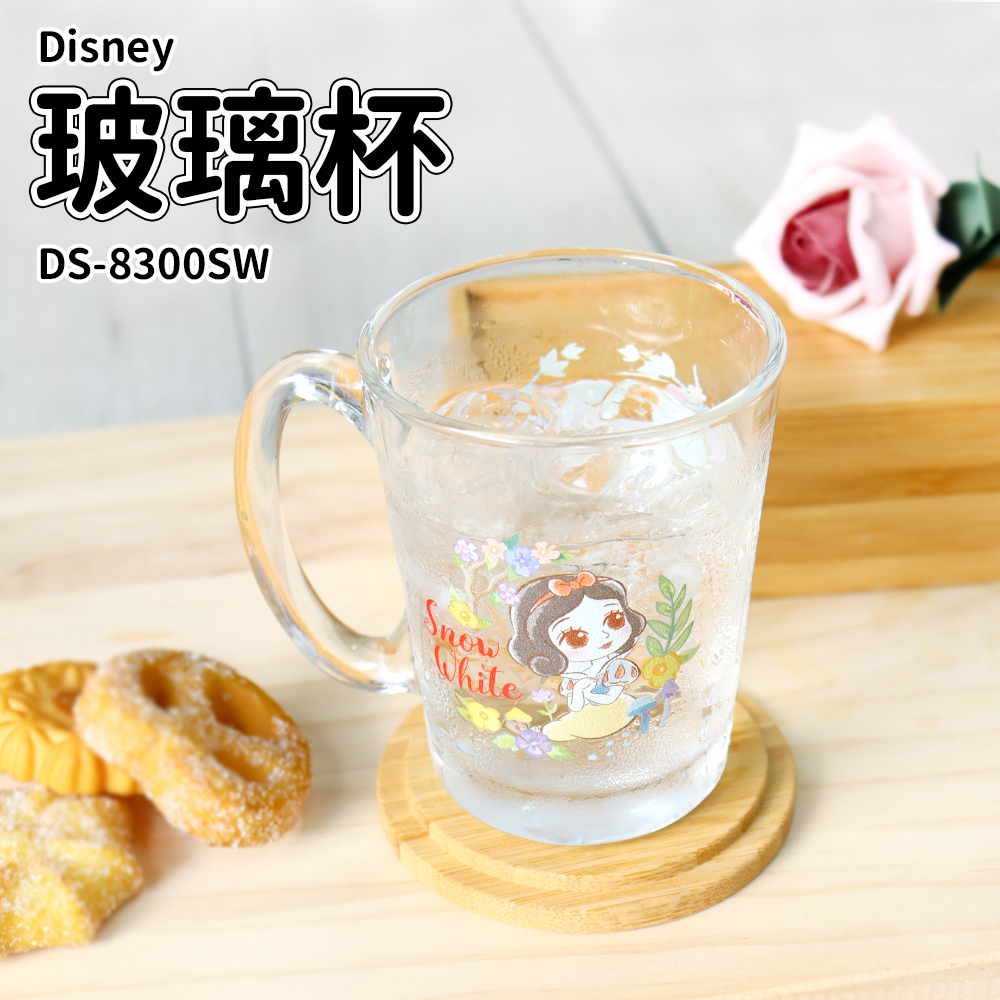 【Disney 迪士尼】公主系列玻璃馬克杯-白雪公主