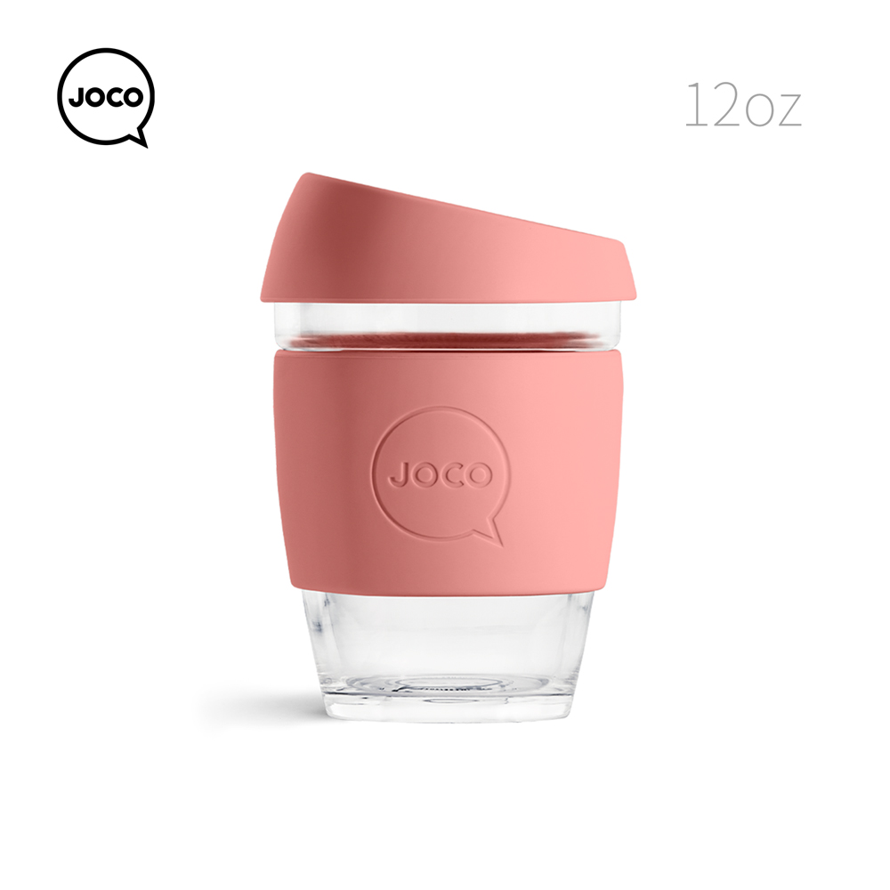 澳洲JOCO Utility啾口玻璃隨行咖啡杯-全能版12oz/345ml-Terracotta