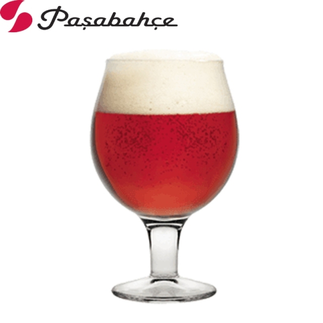 Pasabahce達夫特強化玻璃高腳啤酒杯390cc