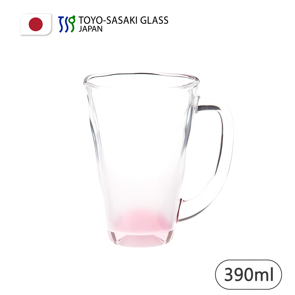 【TOYO SASAKI】日本製啤酒發泡杯/粉紅/390ml