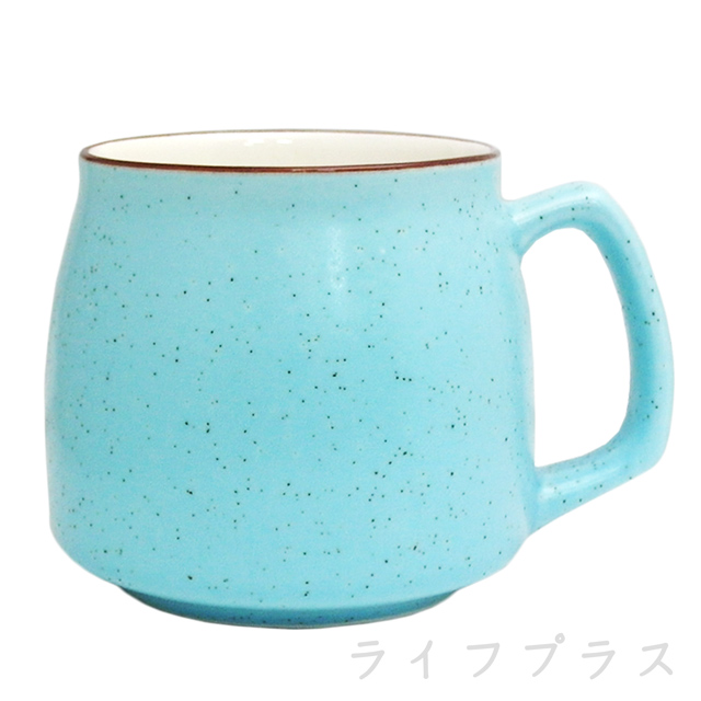 滿天星馬克杯-380ml-水藍色