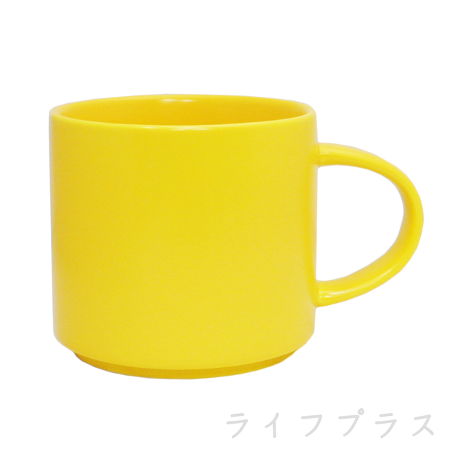 炫彩馬克杯-450ml-鵝黃色