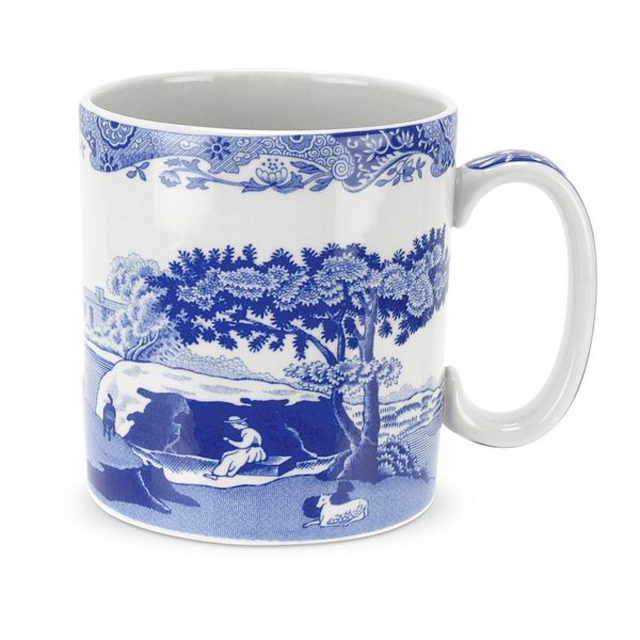 英國Spode-Blue Italian 典藏義大利藍系列-250ml 小馬克杯(8.75oz) 咖啡杯 茶杯
