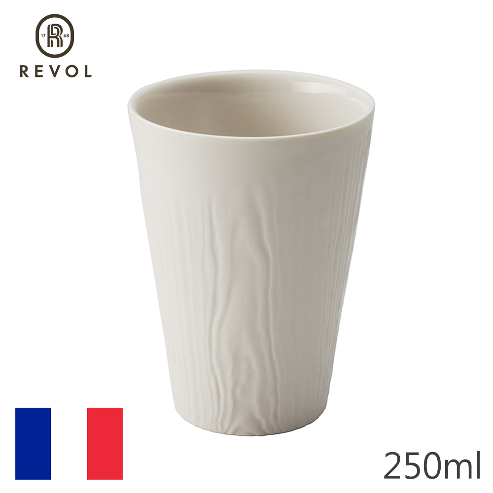 【REVOL】法國樹紋馬克杯-象牙色-250ml