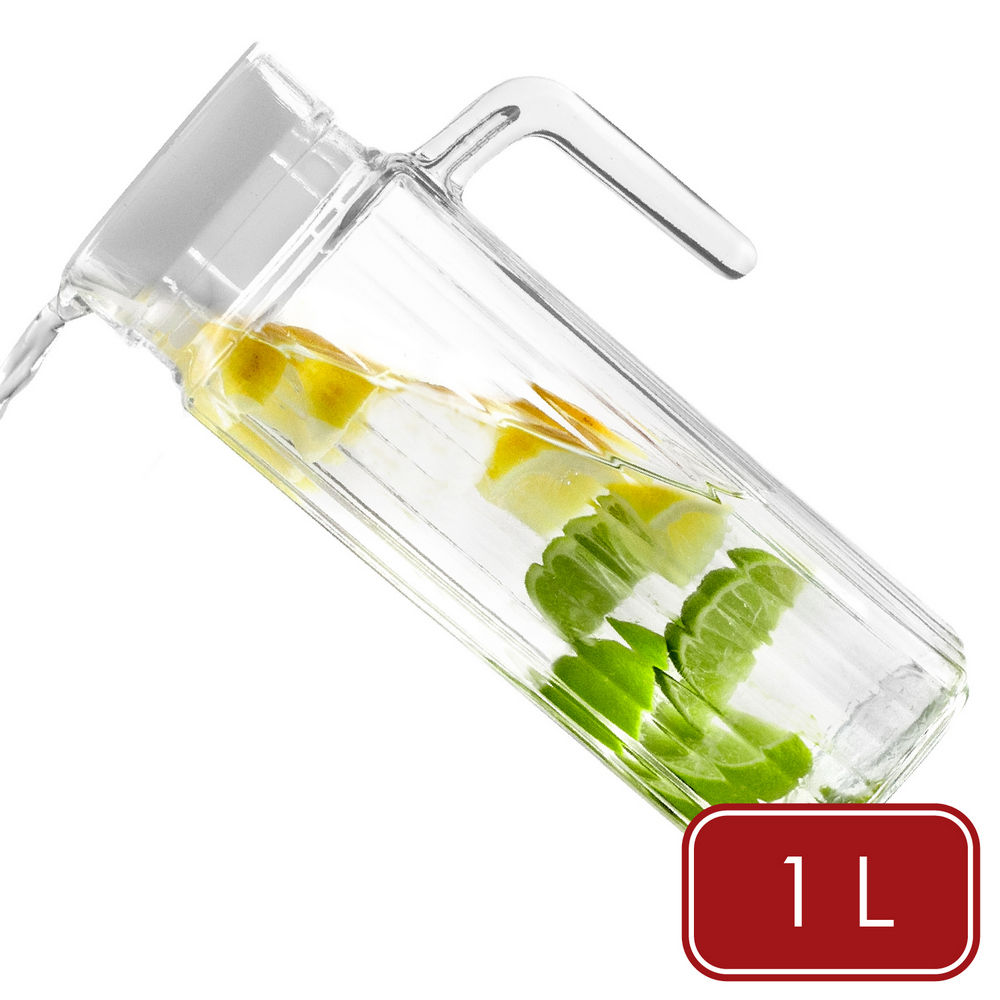 《ibili》玻璃冷水瓶(豎紋1L)