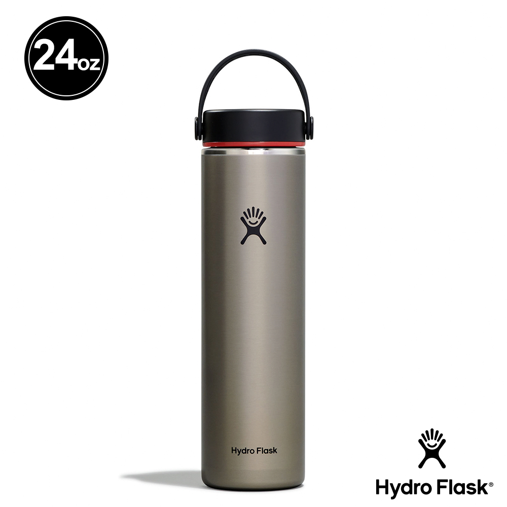 Hydro Flask 寬口輕量 24oz/710ml 不鏽鋼保冷 保溫瓶 板岩灰