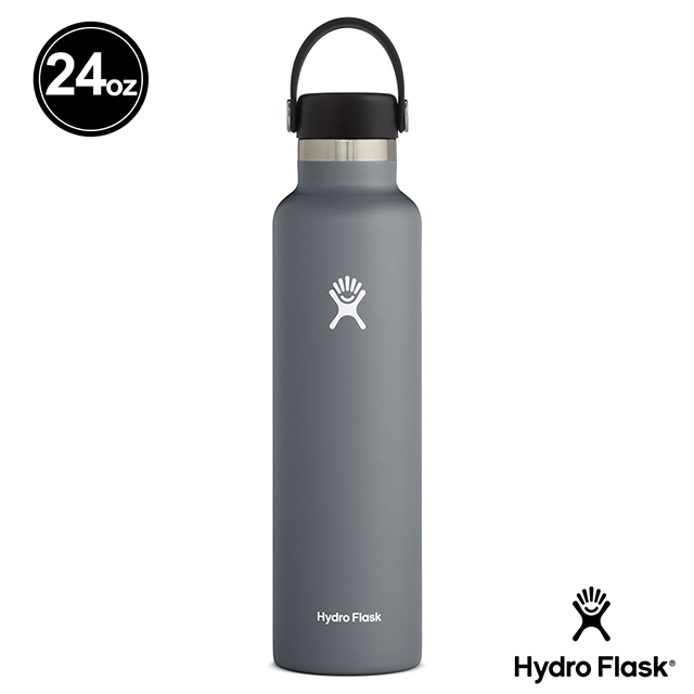 Hydro Flask 標準口霧面 24oz/710ml 不鏽鋼保冷 保溫瓶 石板灰