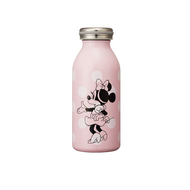 【日本MOSH! X Disney】保冷保溫不鏽鋼輕量牛奶瓶-米妮