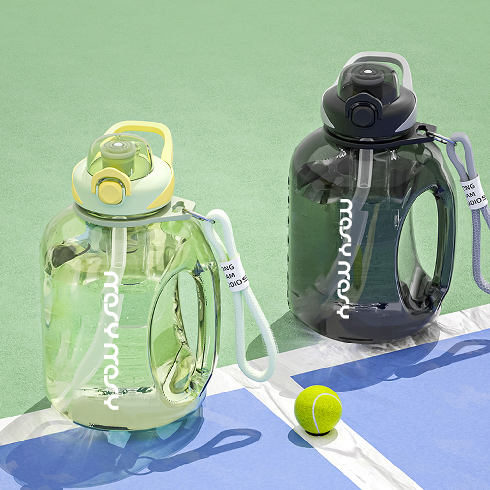 MOSYMOSY 大容量Tritan運動水壺 2600mL 多色可選