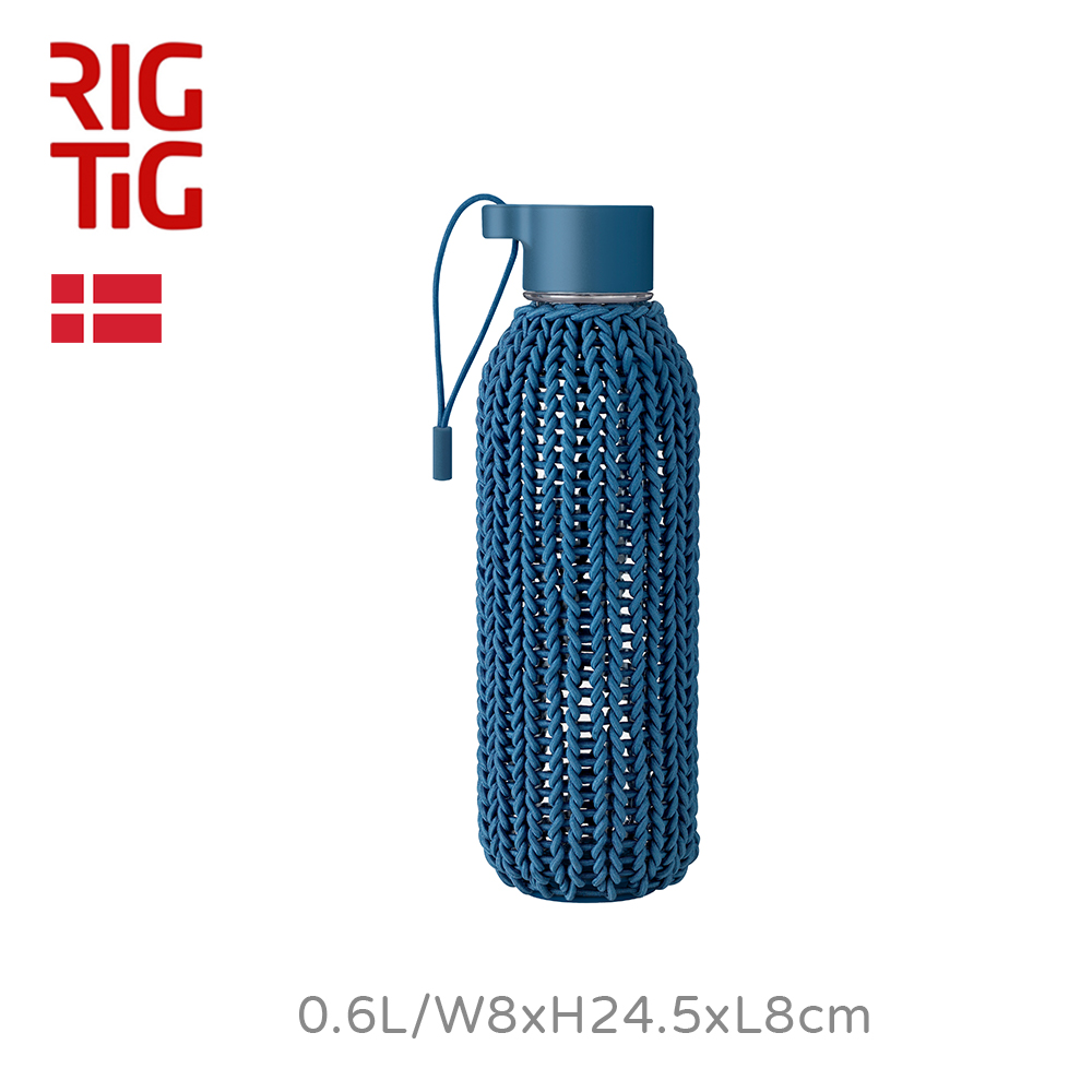 【RIG-TIG】Catch It編織隨身水瓶-藍-600ml