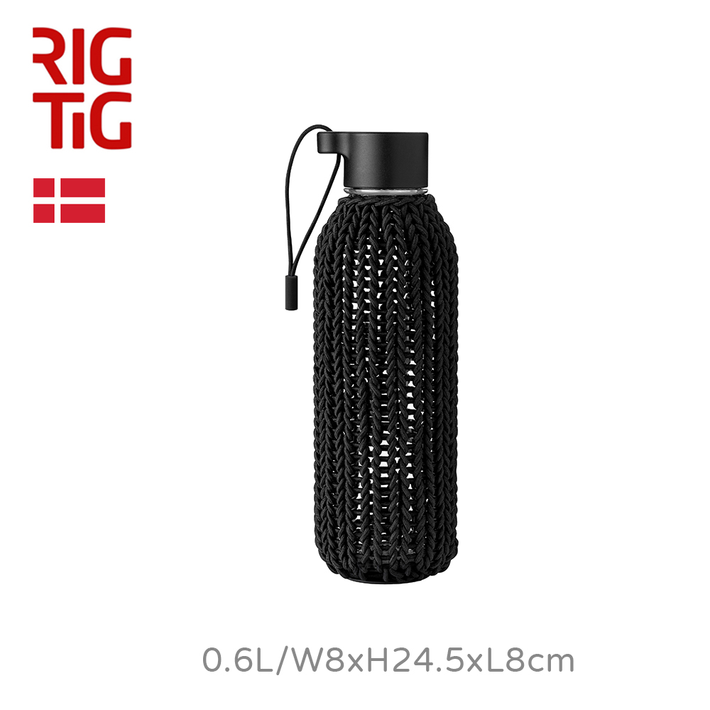 【RIG-TIG】Catch It編織隨身水瓶-黑-600ml