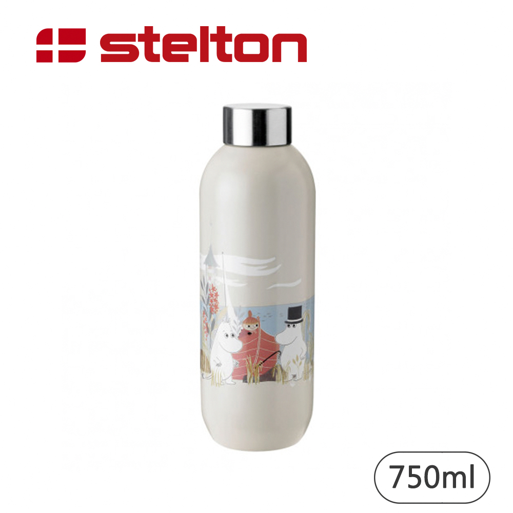 【Stelton】嚕嚕米 Moomin x Keep Cool保溫隨身瓶-沙色-750ml