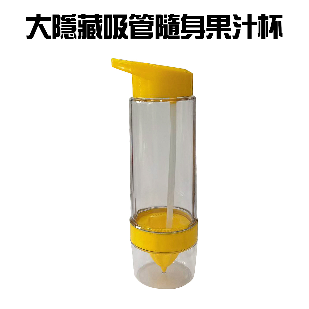 大型隱藏吸管隨身果汁杯(一組)