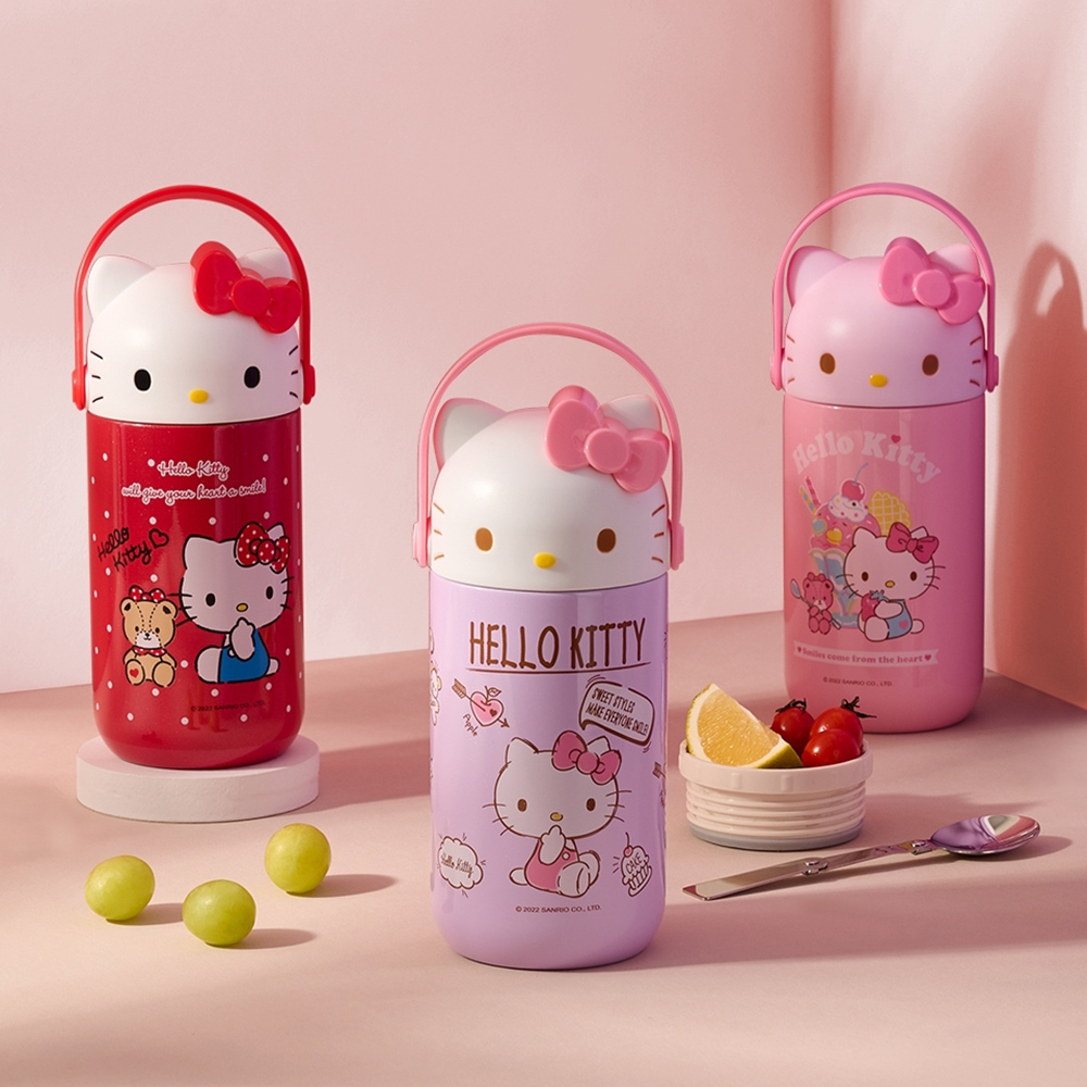 Hello Kitty｜正版授權造型真空食物燜燒罐-500ML
