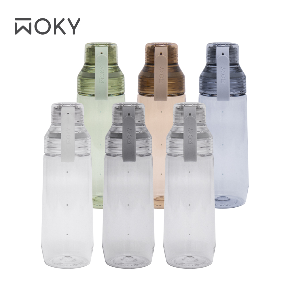 【WOKY 沃廚】ECOZEN 透明瓶600ml