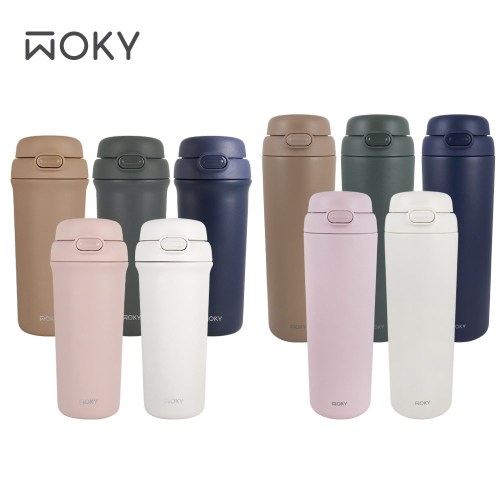 WOKY All-P輕芯鈦瓷雙飲保溫瓶500ml+780ml