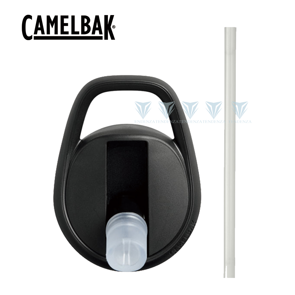 【美國CamelBak】CB1768001000 - eddy+ 瓶蓋吸管替換組 黑