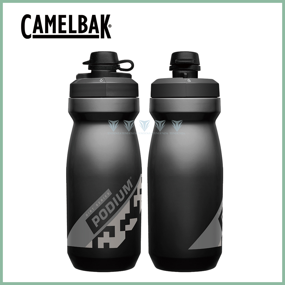 【美國CamelBak】CB1902001062 620ml Podium防塵噴射水瓶 黑