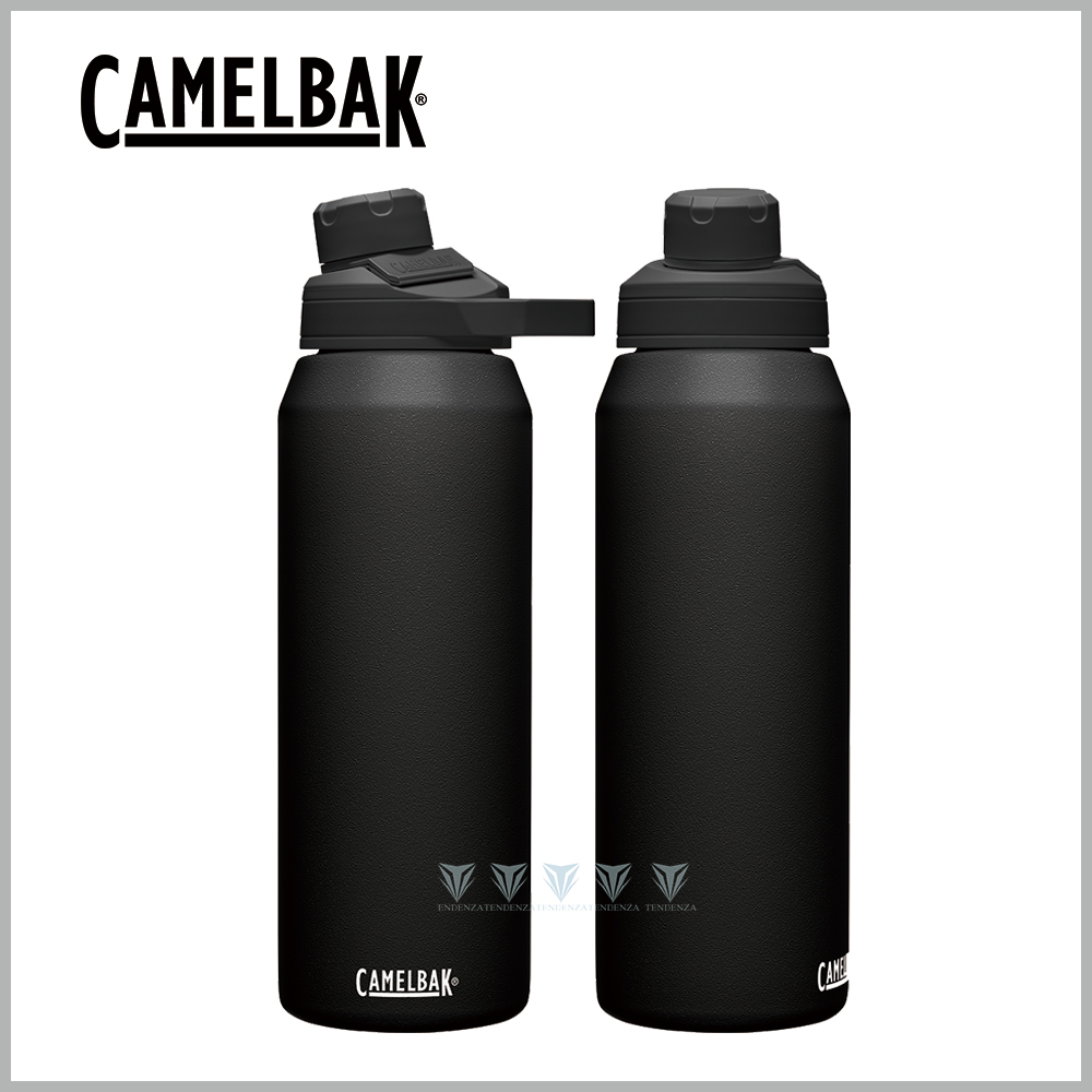 【美國CamelBak】CB1516004001- 1000ml CHUTE MAG 戶外運動保冰/溫水瓶 濃黑