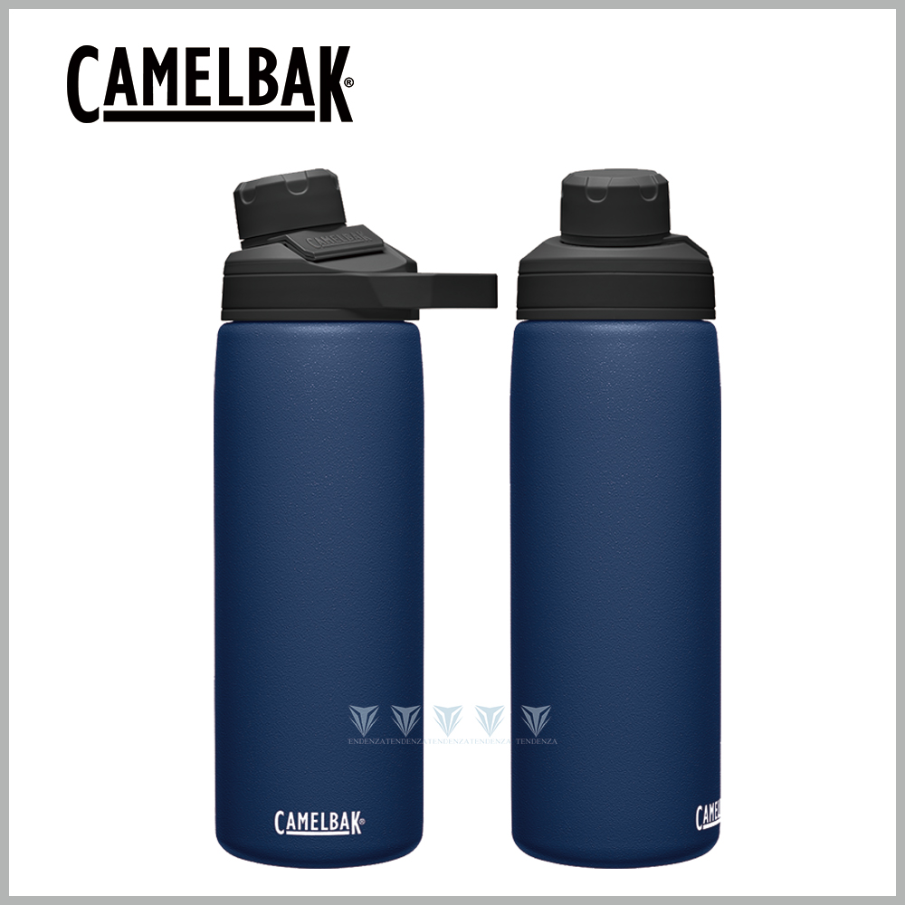 【美國CamelBak】CB1515402060 - 600ml CHUTE MAG 戶外運動保冰/溫水瓶 海軍藍