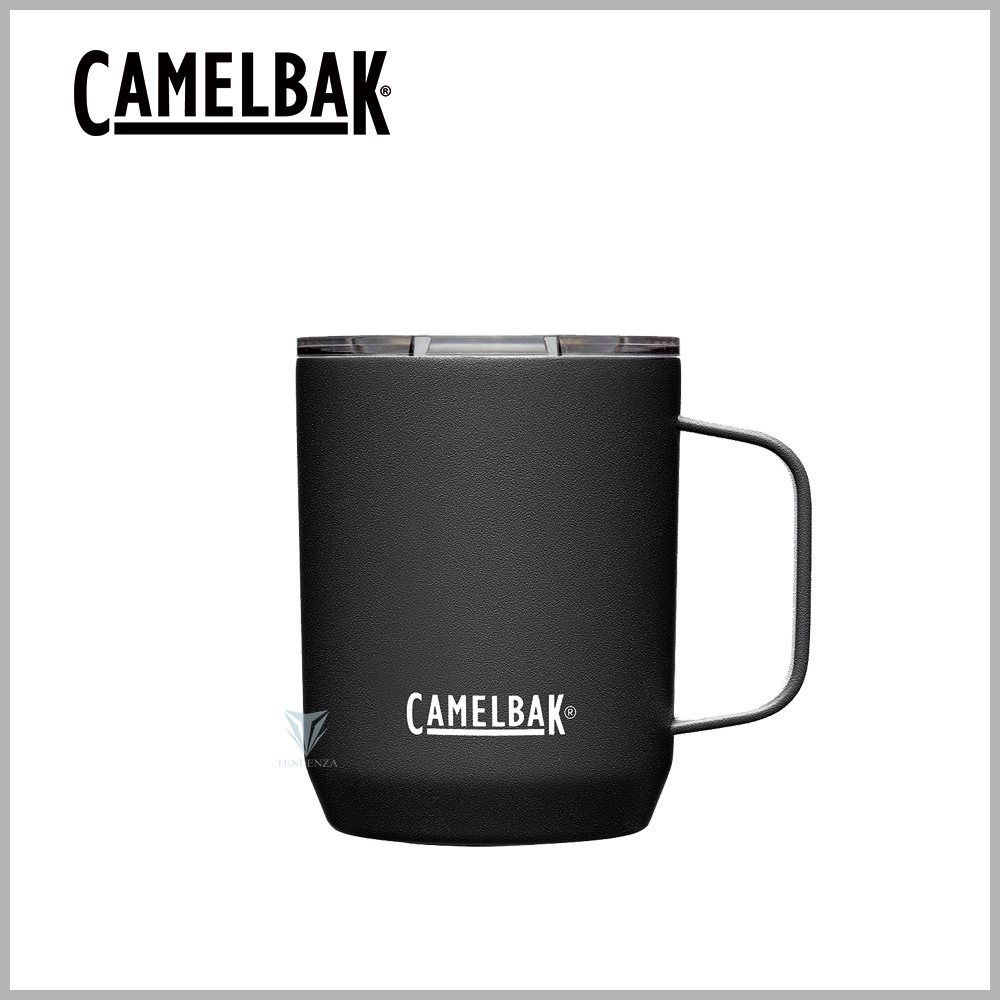 【美國CamelBak】CB2393001035 - 350ml Camp Mug 不鏽鋼露營保溫馬克杯(保冰)-濃黑
