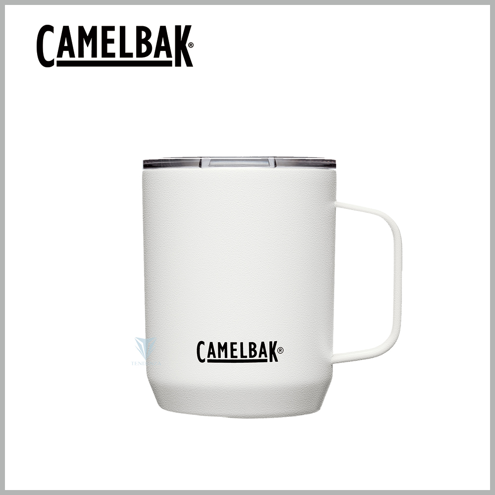 【美國CamelBak】CB2393101035 - 350ml Camp Mug 不鏽鋼露營保溫馬克杯(保冰)-經典白