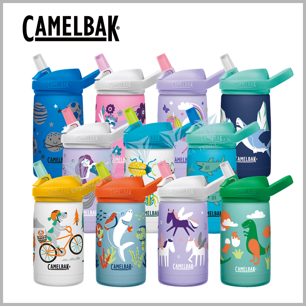 CamelBak 350ml eddy+兒童吸管不鏽鋼保溫瓶(保冰)
