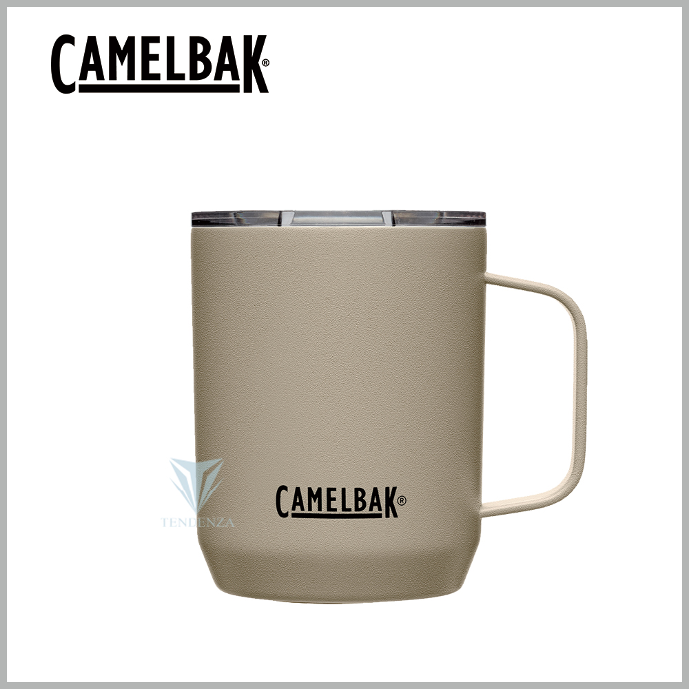 【美國CamelBak】350ml Camp Mug 不鏽鋼露營保溫馬克杯(保冰)-淺沙漠