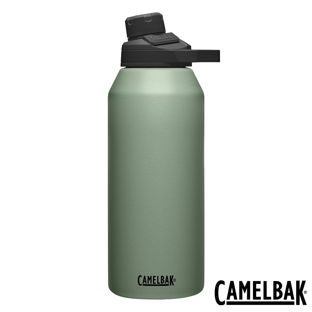 【CamelBak】1200ml Chute Mag不鏽鋼戶外運動保溫瓶(保冰) 灰綠