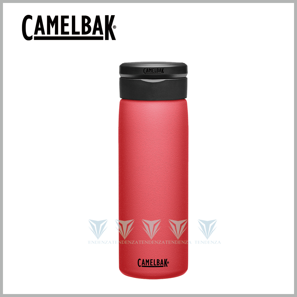【美國CamelBak】600ml Fit Cap完美不鏽鋼保溫瓶(保冰) 野莓橘