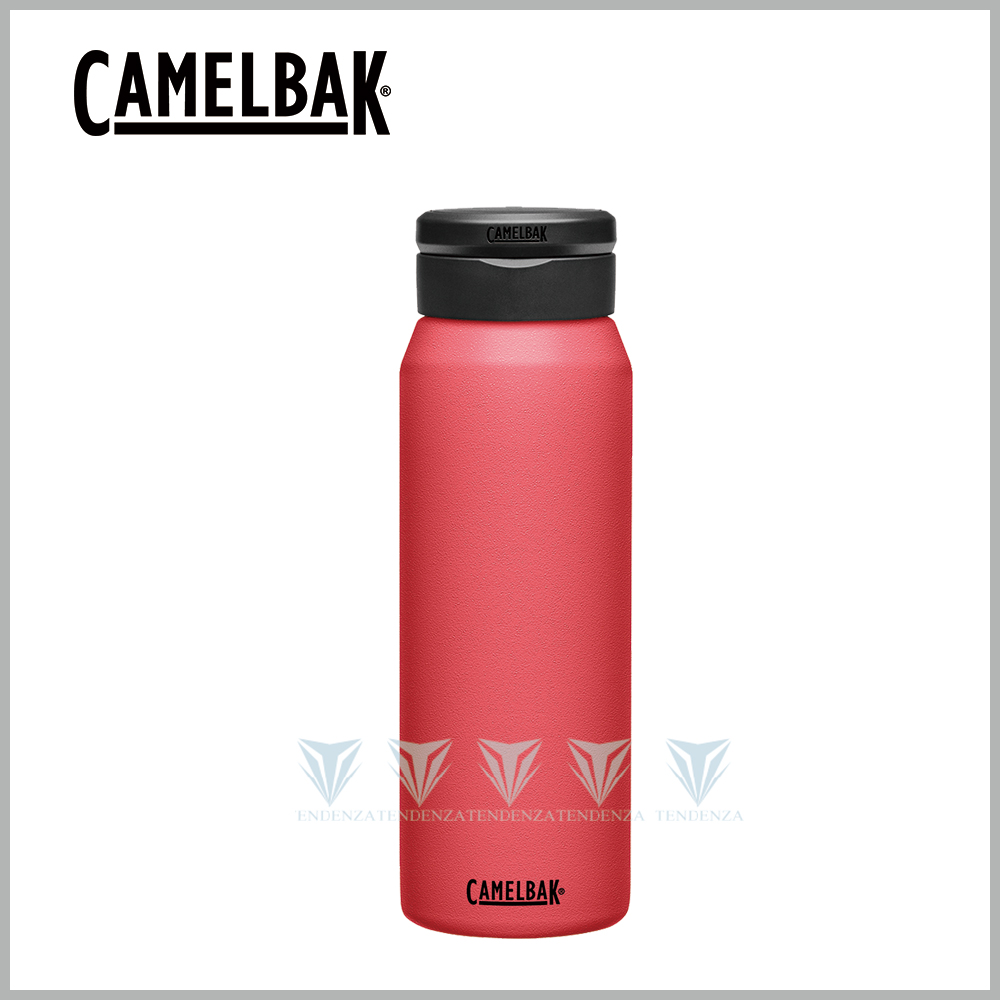 【美國CamelBak】750ml Fit Cap完美不鏽鋼保溫瓶(保冰) 野莓橘