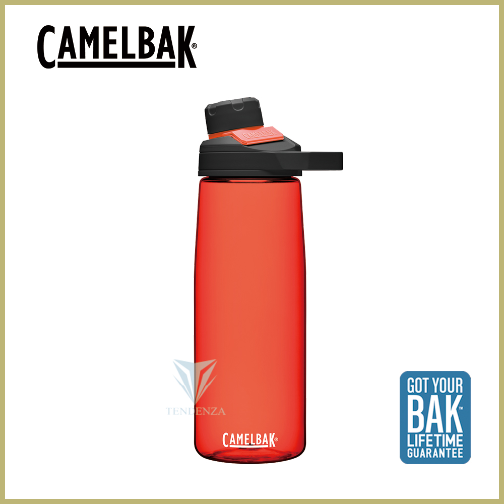 【美國CamelBak】750ml Chute Mag戶外運動水瓶 火焰紅