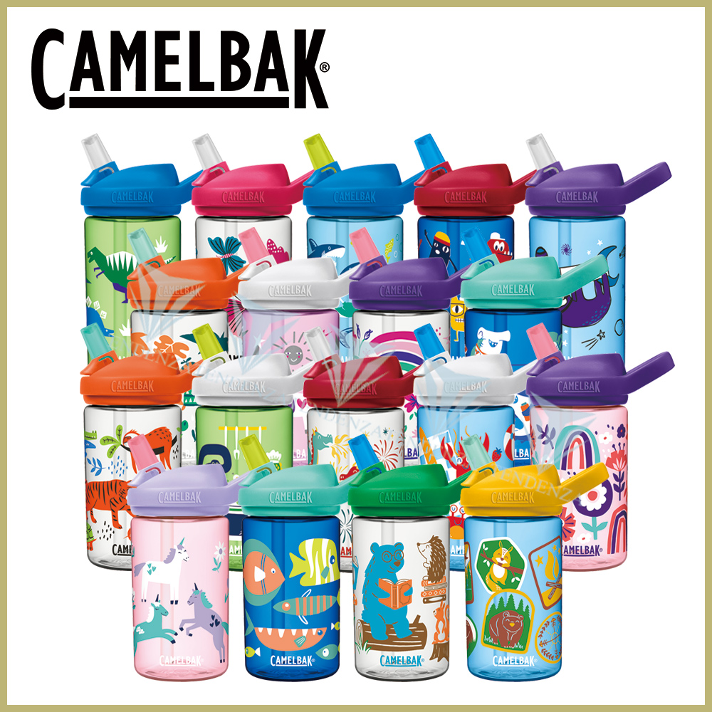 【美國CamelBak】 400ml eddy+ kids兒童吸管運動水瓶