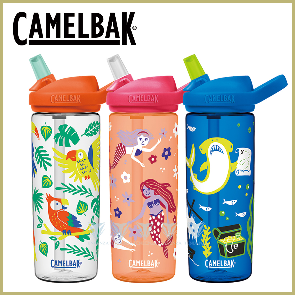 【CamelBak】600ml eddy+兒童吸管運動水瓶