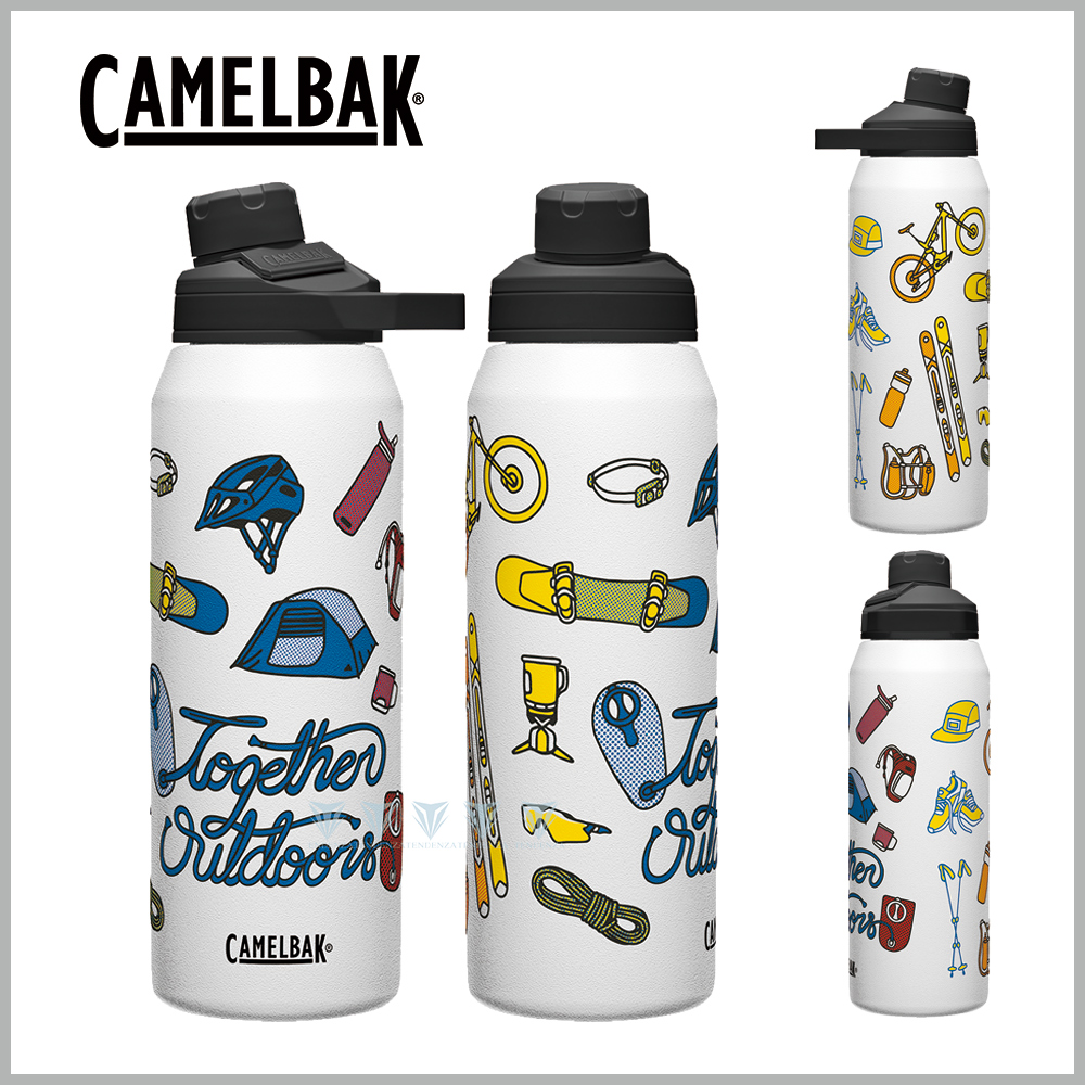 【美國CamelBak】1000ml CHUTE MAG 戶外運動不鏽鋼保溫水瓶(保冰)